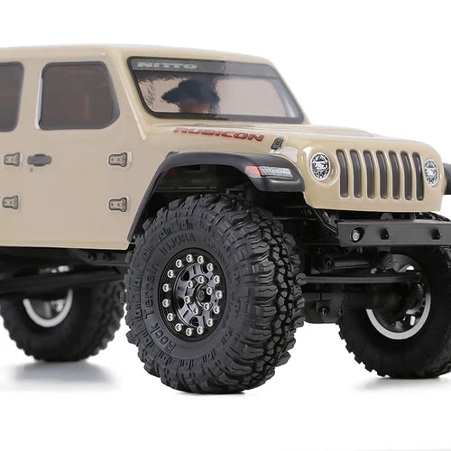1/18~1/24 TRX4M SCX24 FCX24 ミニクローラー用 1.0インチ 56x22mm ロックテレインタイヤ (スーパーソフトラバー)(4本) (T1005)