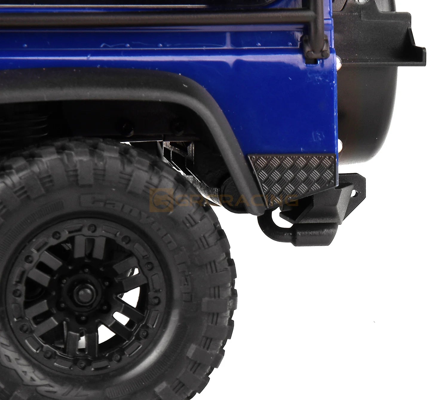 GRC トラクサス TRX4M ディフェンダー 用 デュアルエキゾースト TRX4M Defender オリジナルリアバンパー (3Dプリント) G178SP