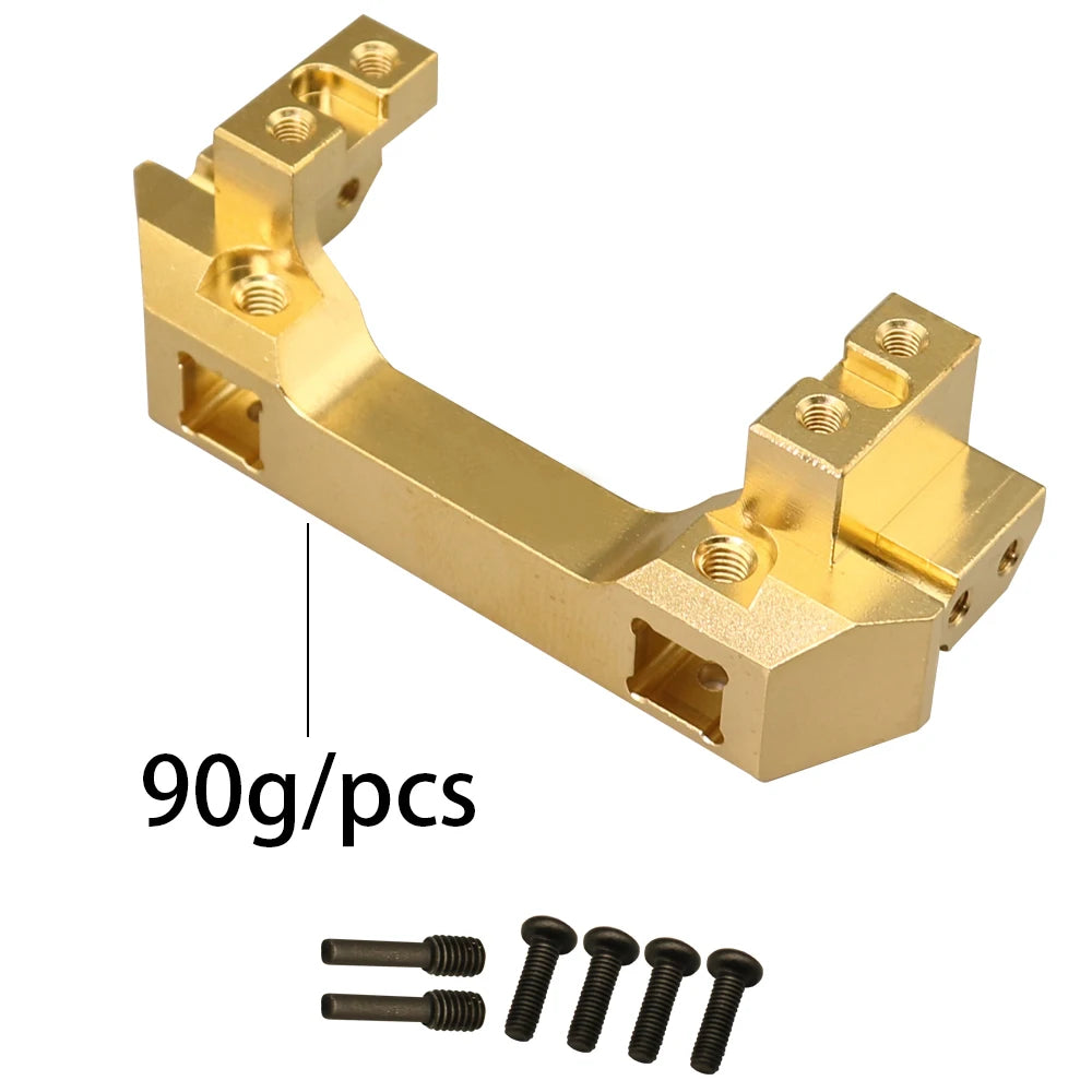 1/10 RC クローラー TRX-4 真鍮製ヘビーデューティーカウンターウェイト バンパーマウント TRX4 TRX6 アップグレードパーツ - RCTRAIL