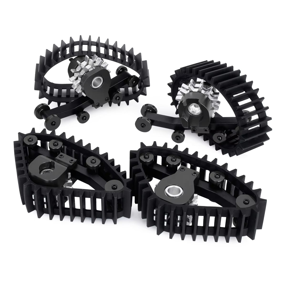 1/18 TRX4M 用 キャタピラユニット ミニRC クローラー 4 個 各色