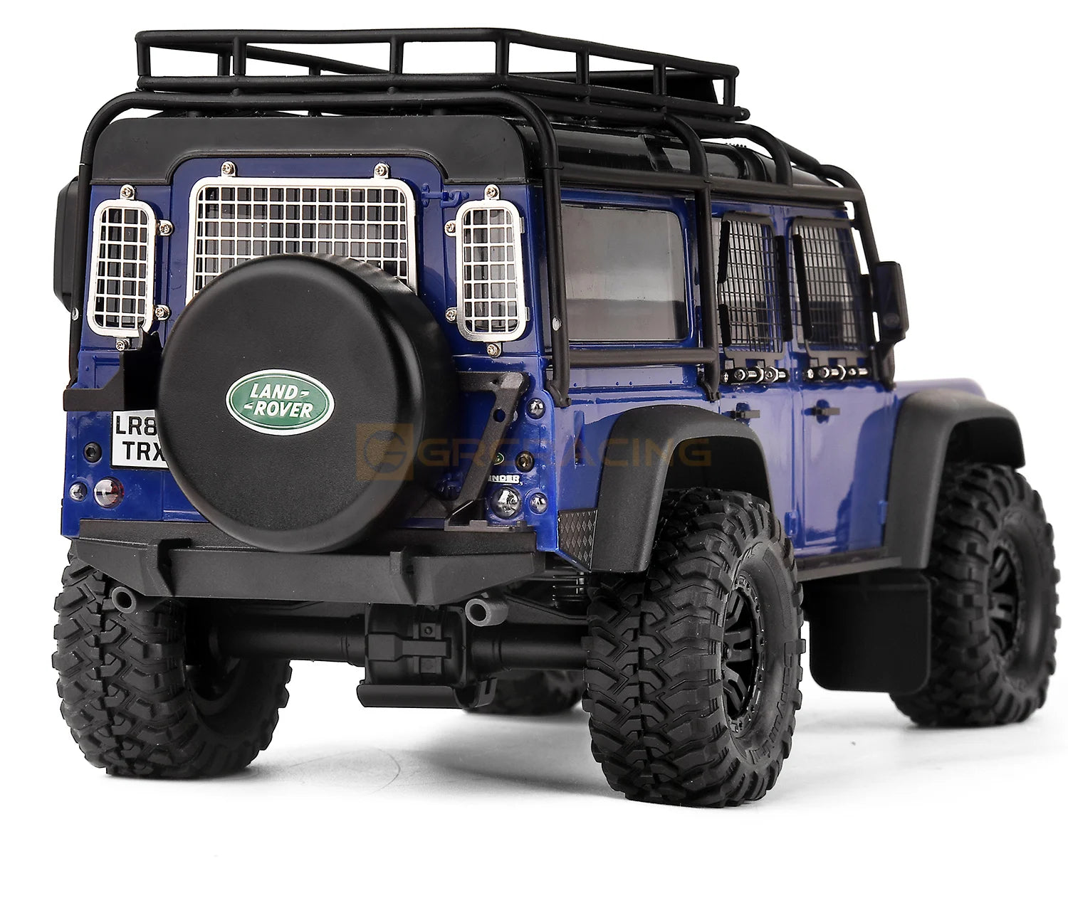 GRC トラクサス TRX4M ディフェンダー 用 デュアルエキゾースト TRX4M Defender オリジナルリアバンパー (3Dプリント) G178SP