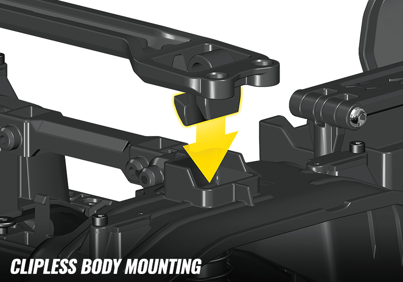 【 トラクサスリンク モジュール 6511 付属 】トラクサス TRX4 シボレー 1979 ブレイザー クリップレス RTR 82276-4