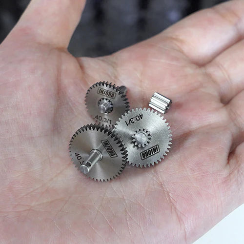 1/18 TRX4M用 オーバードライブ アンダードライブ ステンレススチール トランスミッションギアセット