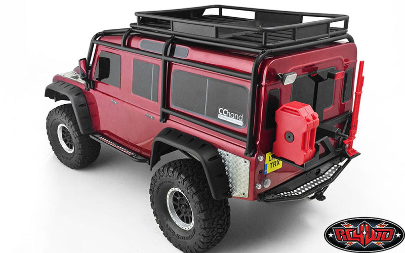 CCHAND Traxxas TRX-4適合 Rookメタルリアバンパー VVV-C0447