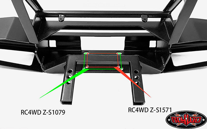 CCHAND Traxxas TRX-4適合 ランドローバー ディフェンダー D110 用メタルフロントウインチバンパー VVV-C0469