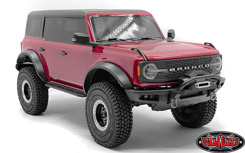 CCHAND Traxxas TRX-4適合 2021 Ford Bronco用グリルインサート(ブラック) VVV-C1155