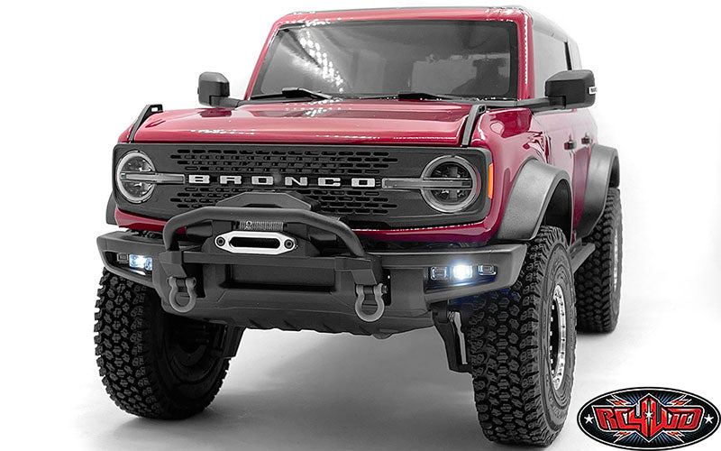 CCHAND Traxxas TRX-4適合 2021 Ford Bronco用LED照明システム付きフォグランプ VVV-C1161