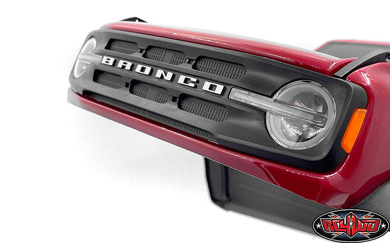 CCHAND Traxxas TRX-4適合 2021 Ford Bronco用グリルラジエーターインサート VVV-C1162