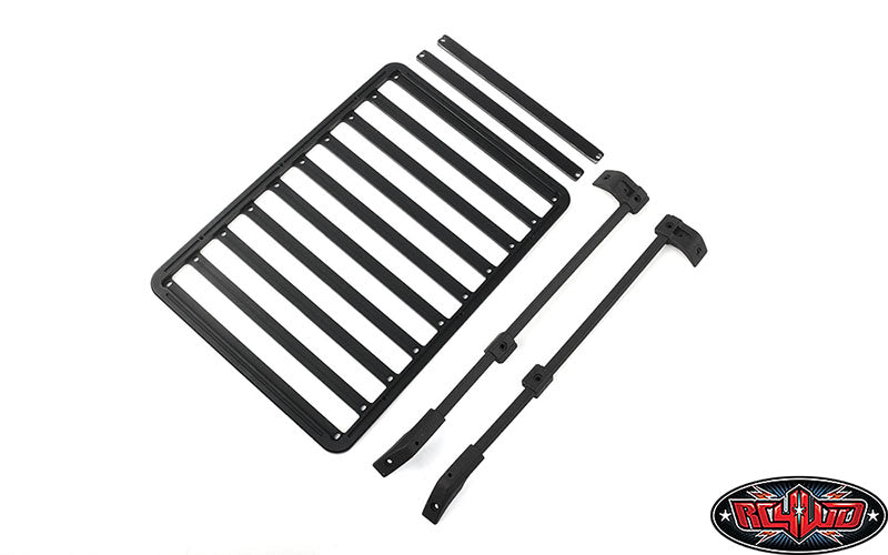 CCHAND Traxxas TRX-4適合 2021 Bronco (スタイルA) 用ルーフレールとメタルルーフラック VVV-C1237