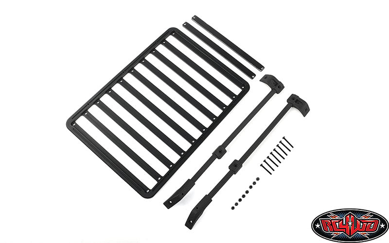 CCHAND Traxxas TRX-4適合 2021 Bronco (スタイルA) 用ルーフレールとメタルルーフラック VVV-C1237