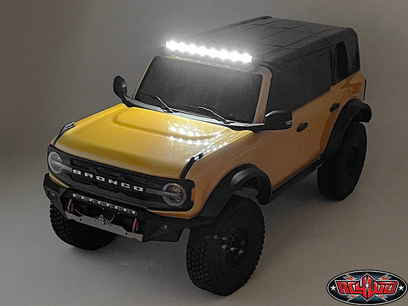 CCHAND Traxxas TRX-4適合 2021 Bronco用LEDライトバー(スクエア) VVV-C1240
