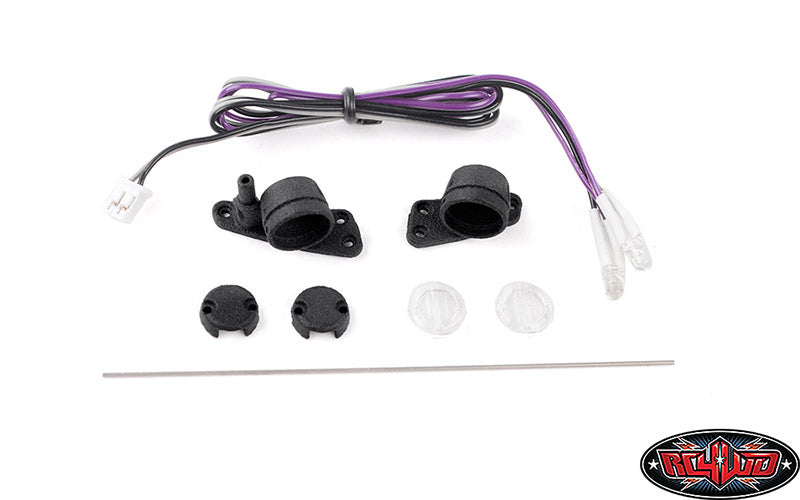 CCHAND Traxxas TRX-4適合 2021 Bronco用LED Aピラーフロントライトとアンテナ VVV-C1247