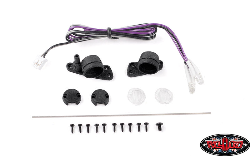 CCHAND Traxxas TRX-4適合 2021 Bronco用LED Aピラーフロントライトとアンテナ VVV-C1247