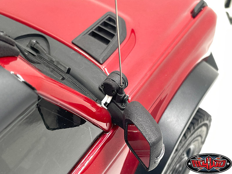 CCHAND Traxxas TRX-4適合 2021 Bronco用LED Aピラーフロントライトとアンテナ VVV-C1247