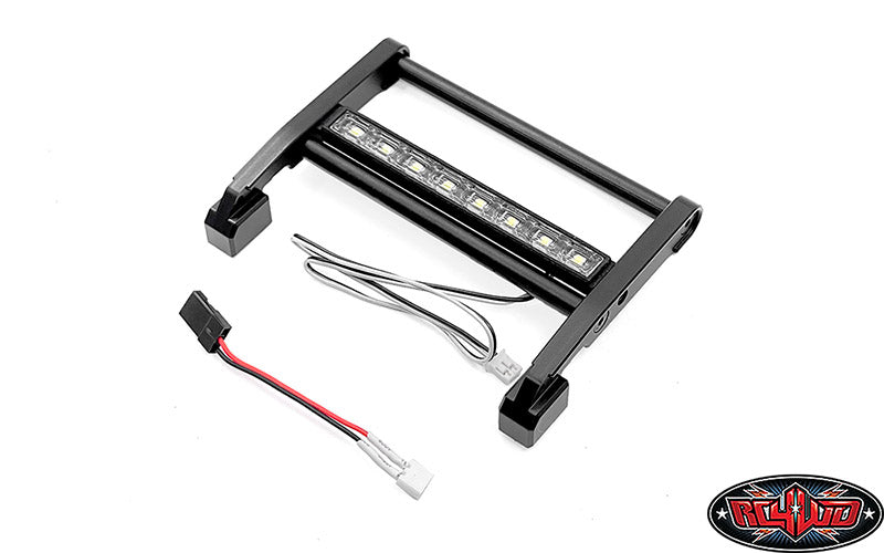 CCHAND Traxxas TRX-4適合 2021 Ford Bronco用 ランチグリルガード(ライト付き) VVV-C1308