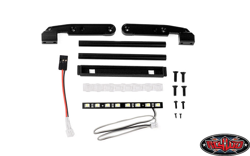 CCHAND Traxxas TRX-4適合 2021 Ford Bronco用 ランチグリルガード(ライト付き) VVV-C1308