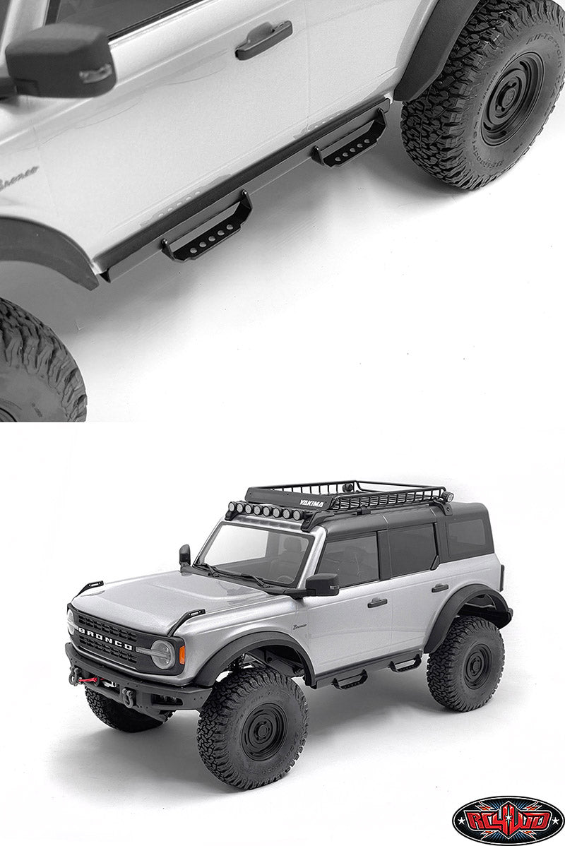 CCHAND Traxxas TRX-4適合 2021 Ford Bronco用 Steel Ranchサイドスライダー VVV-C1317