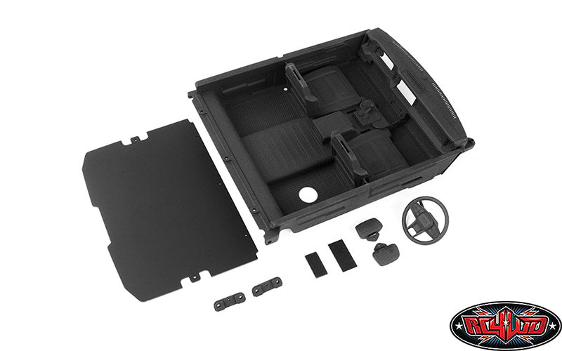 CCHAND Traxxas TRX-4適合 2021 Ford Bronco用リアデッキカバー付きインテリアキャブ VVV-C1320