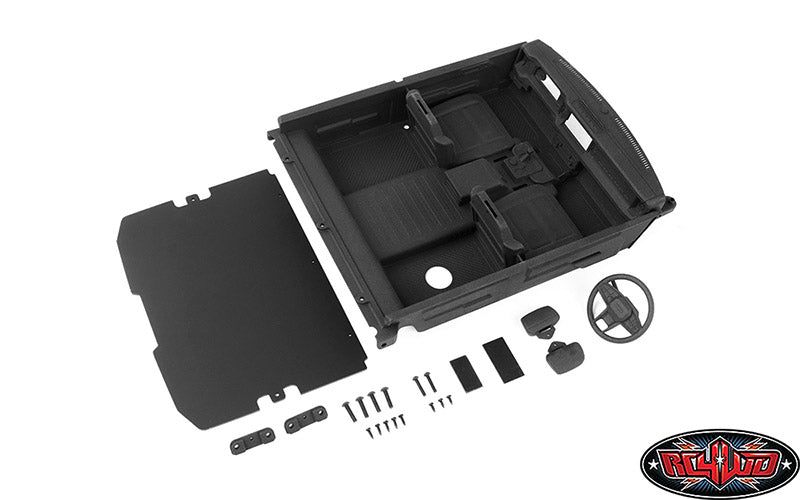 CCHAND Traxxas TRX-4適合 2021 Ford Bronco用リアデッキカバー付きインテリアキャブ VVV-C1320