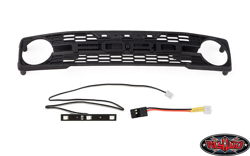 CCHAND トラクサス TRX-4適合 2021 フォード ブロンコ用 フォード ラプタースタイルグリル VVV-C1327