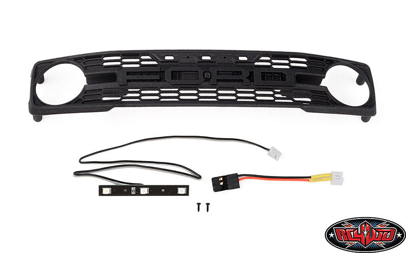 CCHAND トラクサス TRX-4適合 2021 フォード ブロンコ用 フォード ラプタースタイルグリル VVV-C1327