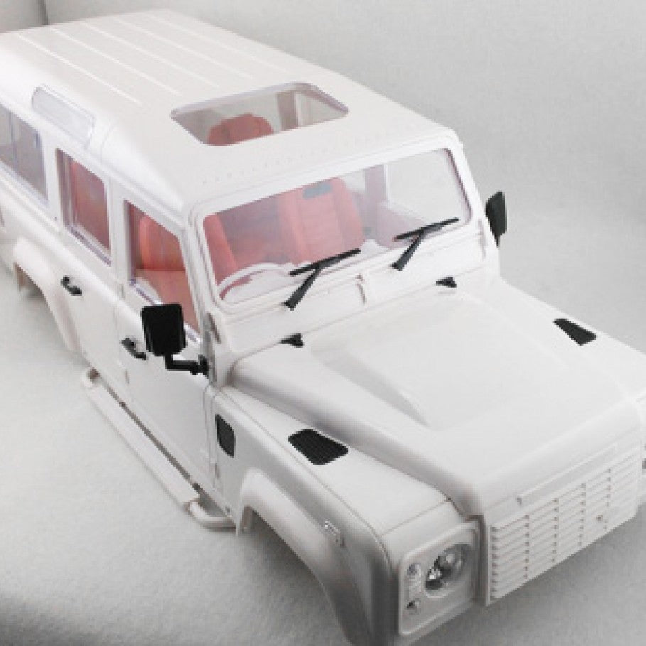 Xtra Speed Defender D110 ハードプラスチックスケールクローラー 1/10 ボディ 334mm ホイールベース 未塗装ホワイトボディ #XS-59659