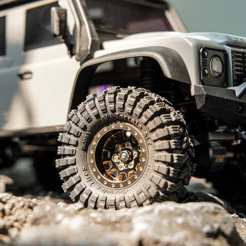 1/18 1/24 RCクローラー用 1.0 Plus 12本スポーク 真鍮ビードロックホイール 42g/個 オフセット -3.75mm 4個 YQW-1101(各色)