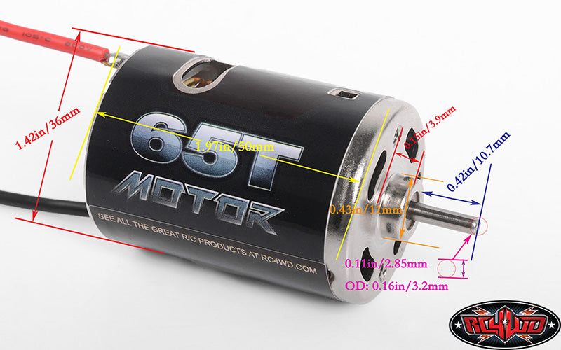 RC4WD 540クローラーブラシモーター65T Z-E0002