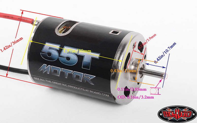 RC4WD 540クローラーブラシモーター55T Z-E0003
