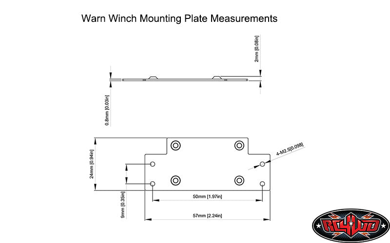 RC4WD 1/10 ウォーン 8274 ウインチ Z-E0075