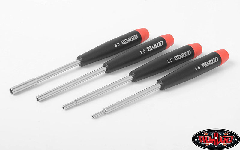RC4WD 4個入り精密メトリック六角/ナットドライバーセット Z-F0030
