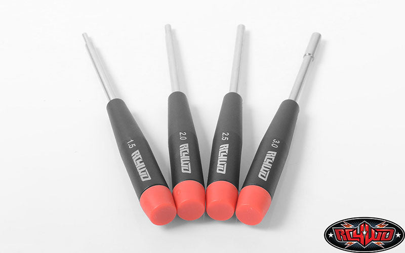 RC4WD 4個入り精密メトリック六角/ナットドライバーセット Z-F0030