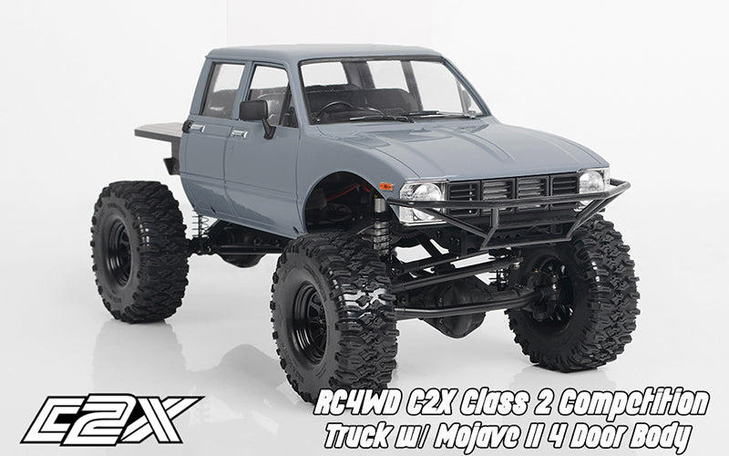RC4WD C2X クラス 2 競技用トラック、Mojave II 4 ドアボディ付き36