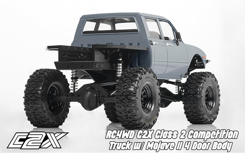 RC4WD C2X クラス 2 競技用トラック、Mojave II 4 ドアボディ付き36