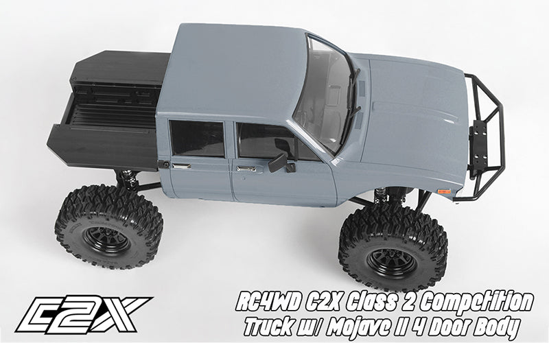 RC4WD C2X クラス 2 競技用トラック、Mojave II 4 ドアボディ付き36