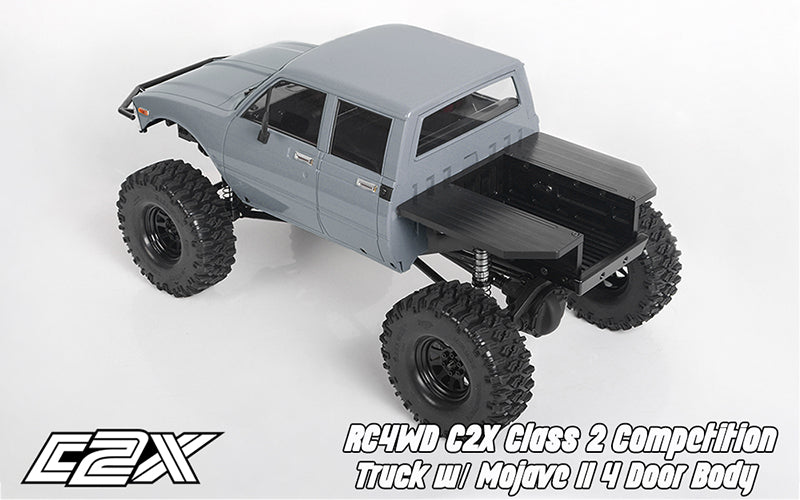 RC4WD C2X クラス 2 競技用トラック、Mojave II 4 ドアボディ付き36