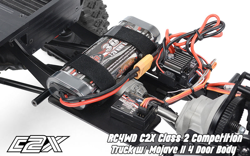RC4WD C2X クラス 2 競技用トラック、Mojave II 4 ドアボディ付き36