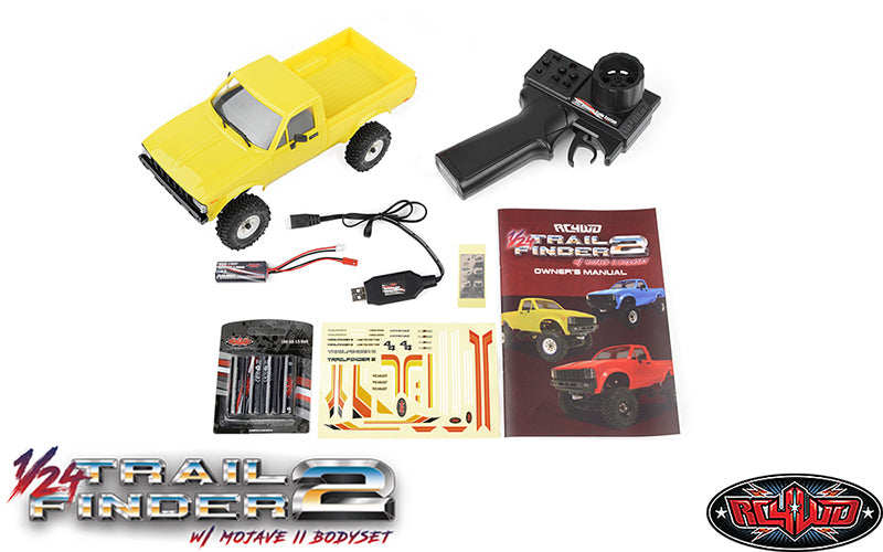 RC4WD 1/24 トレイルファインダー 2 TF2ミニ RTR W/モハーベ II レッド Z-RTR0053