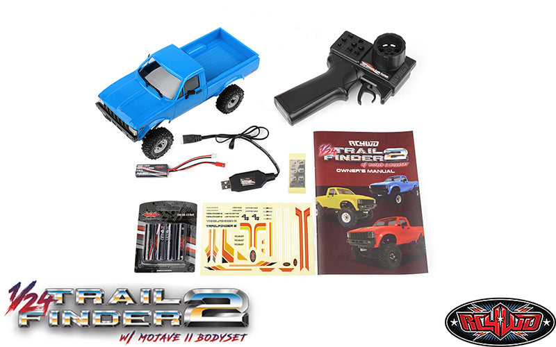 RC4WD 1/24 トレイルファインダー 2 TF2ミニ RTR W/モハーベ II レッド Z-RTR0053