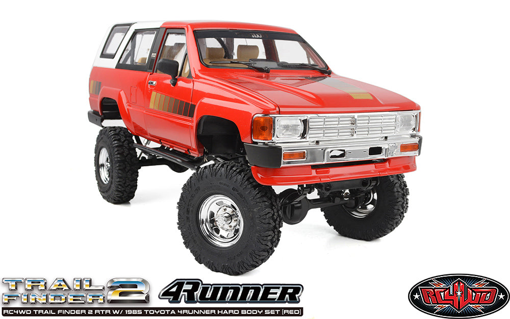RC4WD トレイルファインダー 2 RTR 1985 トヨタ 4Runner ハードボディセット (レッド)