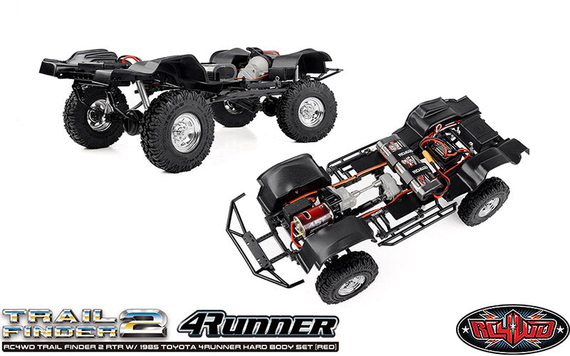 RC4WD トレイルファインダー 2 RTR 1985 トヨタ 4Runner ハードボディセット (レッド)