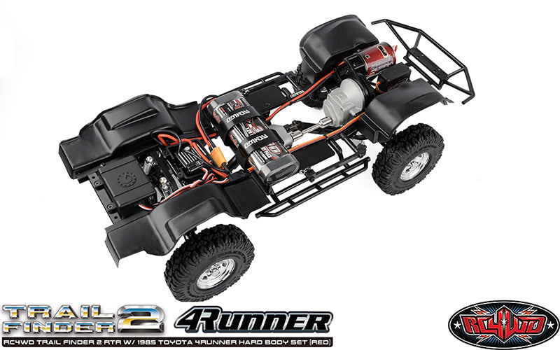 RC4WD トレイルファインダー 2 RTR 1985 トヨタ 4Runner ハードボディセット (レッド)