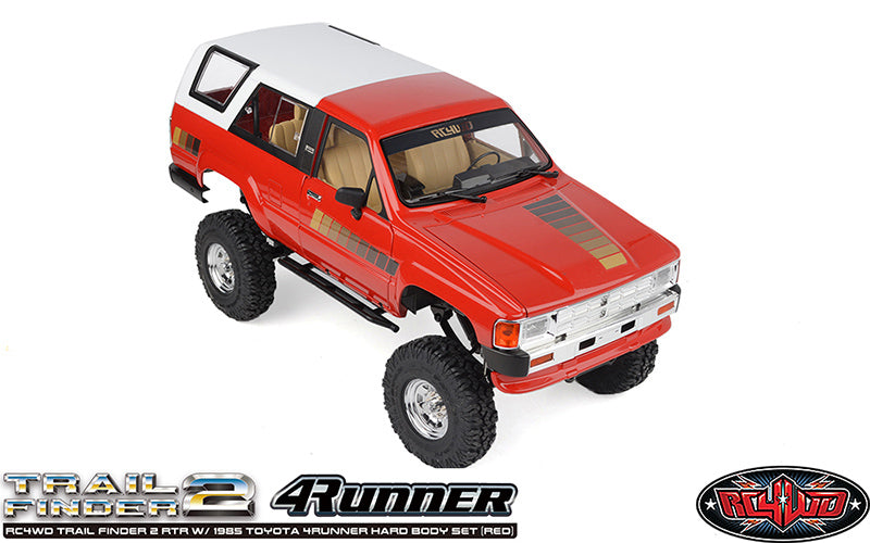 RC4WD トレイルファインダー 2 RTR 1985 トヨタ 4Runner ハードボディセット (レッド)