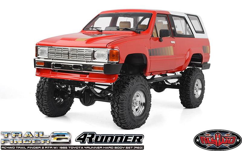 RC4WD トレイルファインダー 2 RTR 1985 トヨタ 4Runner ハードボディセット (レッド)