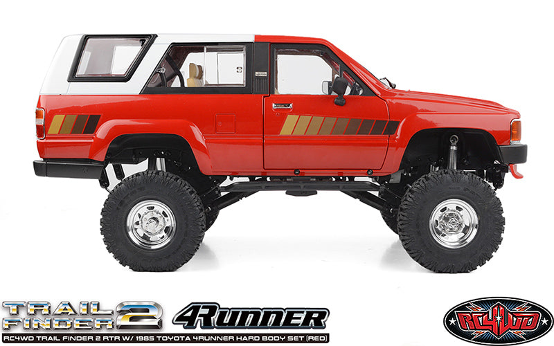 RC4WD トレイルファインダー 2 RTR 1985 トヨタ 4Runner ハードボディセット (レッド)
