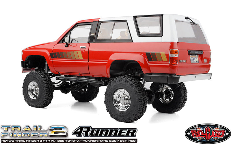 RC4WD トレイルファインダー 2 RTR 1985 トヨタ 4Runner ハードボディセット (レッド)