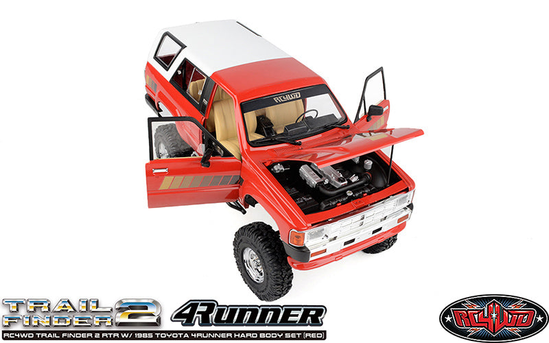 RC4WD トレイルファインダー 2 RTR 1985 トヨタ 4Runner ハードボディセット (レッド)