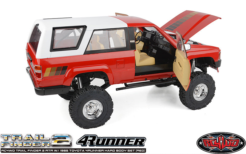RC4WD トレイルファインダー 2 RTR 1985 トヨタ 4Runner ハードボディセット (レッド)