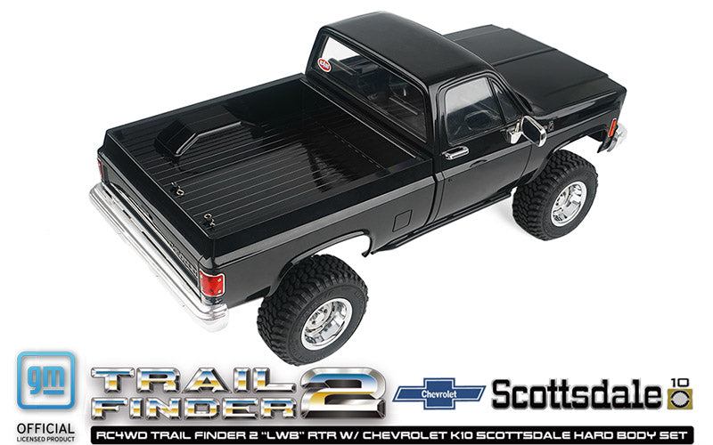 RC4WD トレイルファインダー 2 "LWB" RTR シボレー K10 スコッツデール ハードボディセット (ブラック)
