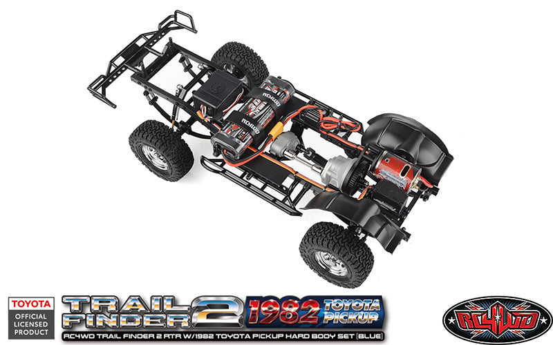 RC4WD 1/10 トレイルファインダー2 4WD RTR ロッククローラー トヨタ ハイラックス ピックアップ ボディ ブルー Z-RTR0069